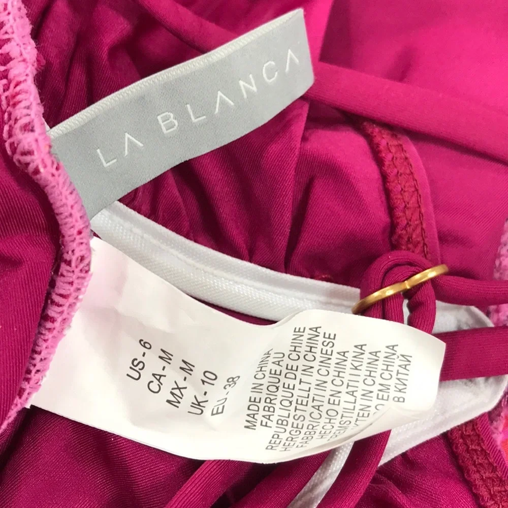 💥 La Blanca Idealist Surplice Swimsuit - Picture 6 of 6